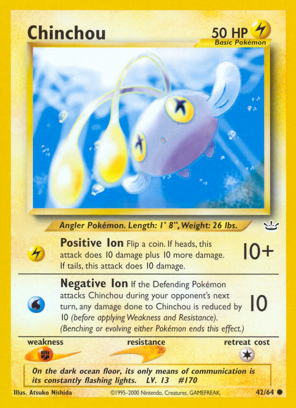 Chinchou (42/64)  - Neo Revelation Unlimited