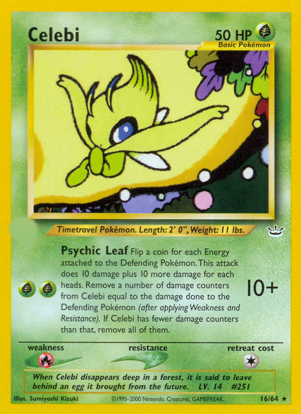 Celebi (16/64)  - Neo Revelation Unlimited