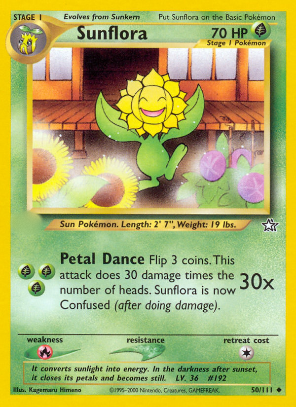 Sunflora (50/111)  - Neo Genesis Unlimited