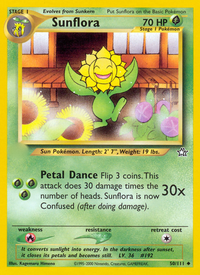 Sunflora (50/111)  - Neo Genesis Unlimited