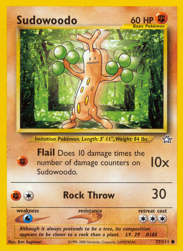 Sudowoodo (77/111)  - Neo Genesis Unlimited