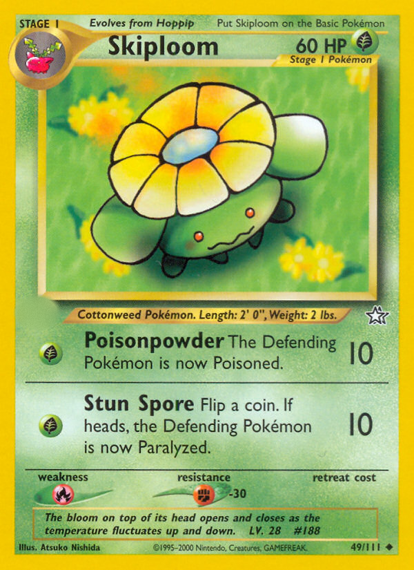 Skiploom (49/111)  - Neo Genesis Unlimited