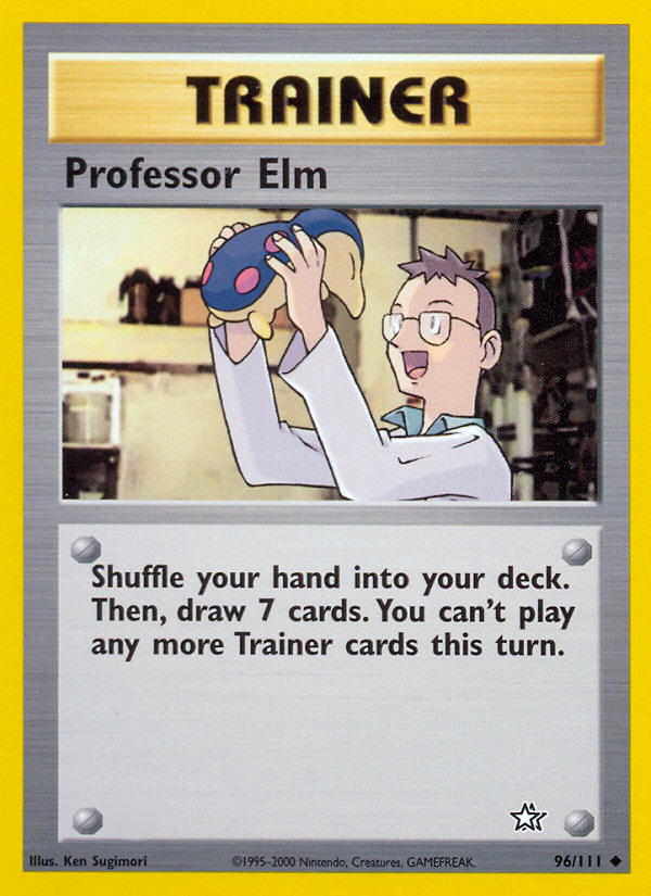 Professor Elm (96/111)  - Neo Genesis Unlimited