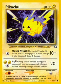 Pikachu (70/111)  - Neo Genesis Unlimited