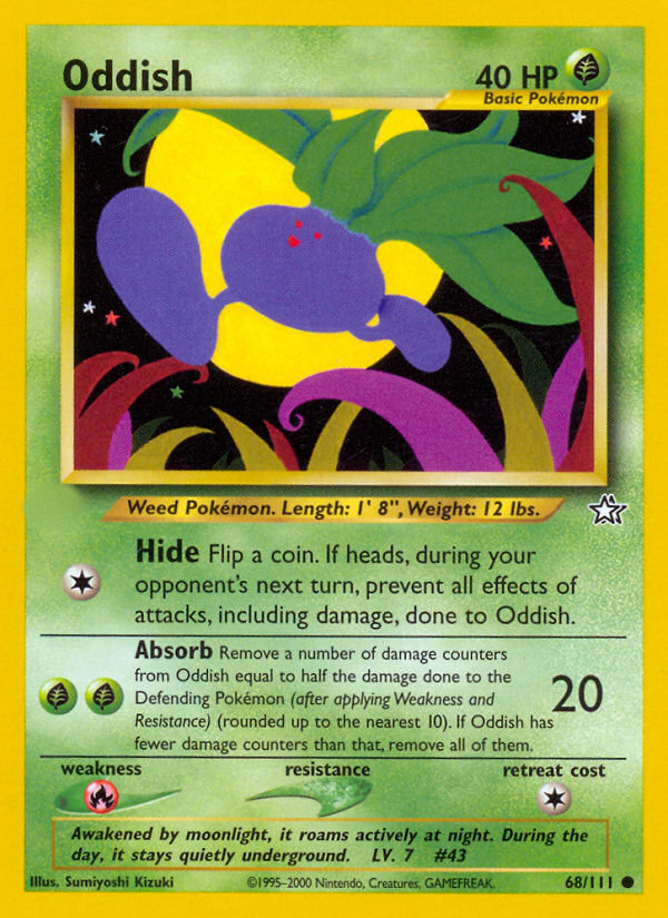 Oddish (68/111)  - Neo Genesis Unlimited