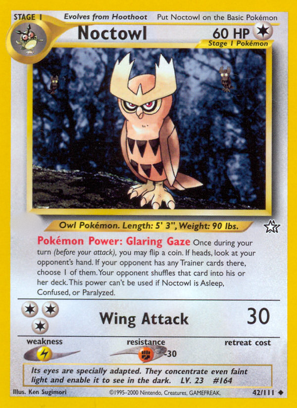 Noctowl (42/111)  - Neo Genesis Unlimited