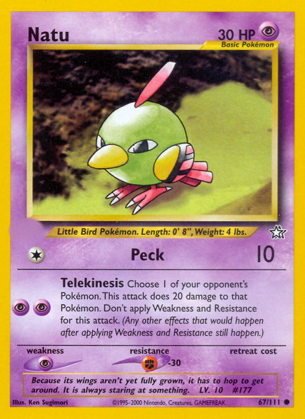 Natu (67/111)  - Neo Genesis Unlimited