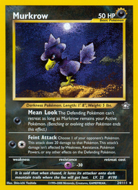 Murkrow (24/111)  - Neo Genesis Unlimited