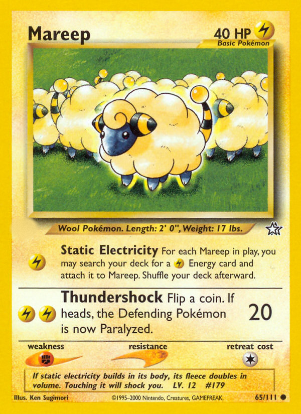 Mareep (65/111)  - Neo Genesis Unlimited