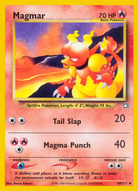 Magmar (40/111)  - Neo Genesis Unlimited