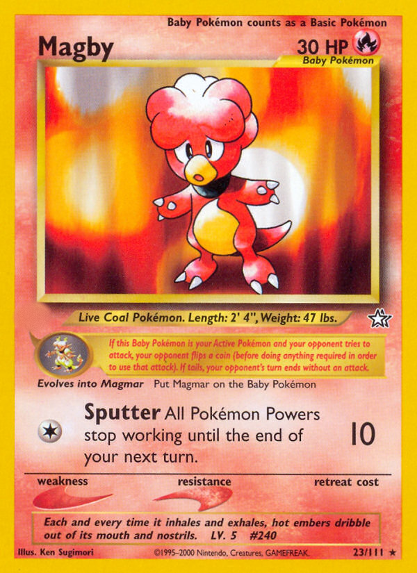 Magby (23/111)  - Neo Genesis Unlimited