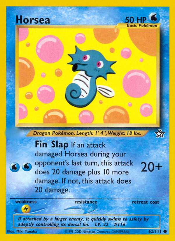Horsea (62/111)  - Neo Genesis Unlimited