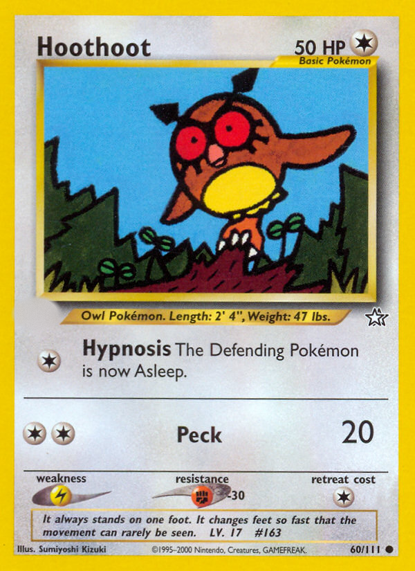 Hoothoot (60/111)  - Neo Genesis Unlimited