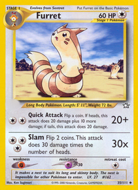 Furret (35/111)  - Neo Genesis Unlimited