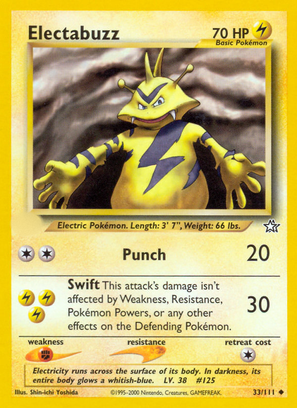 Electabuzz (33/111)  - Neo Genesis Unlimited