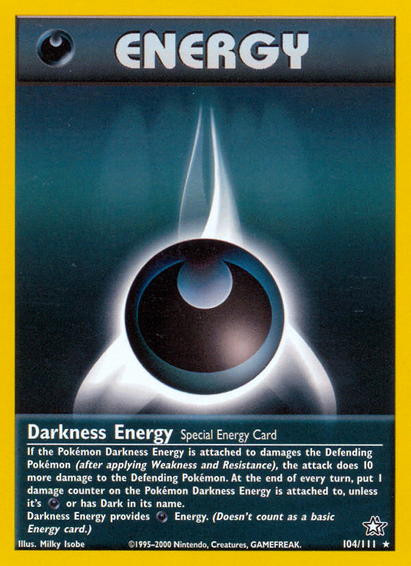 Darkness Energy (104/111)  - Neo Genesis Unlimited