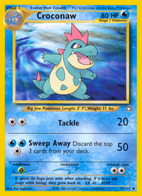 Croconaw (32/111)  - Neo Genesis Unlimited
