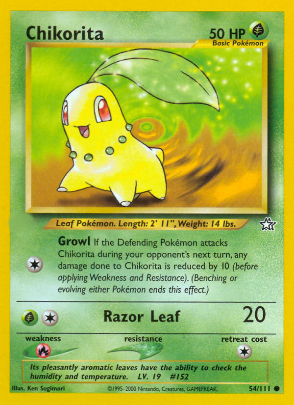 Chikorita (54/111)  - Neo Genesis Unlimited