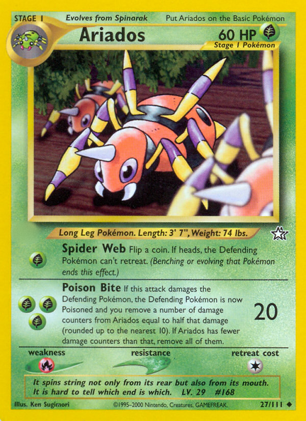 Ariados (27/111)  - Neo Genesis Unlimited