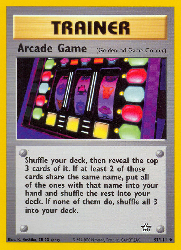 Arcade Game (Goldenrod Game Corner) (83/111)  - Neo Genesis Unlimited
