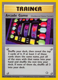 Arcade Game (Goldenrod Game Corner) (83/111)  - Neo Genesis Unlimited