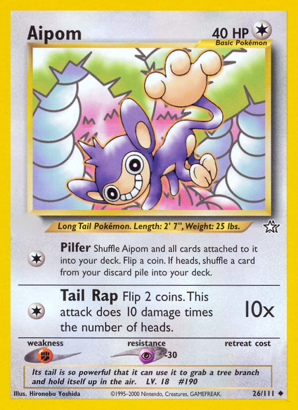 Aipom (26/111)  - Neo Genesis Unlimited