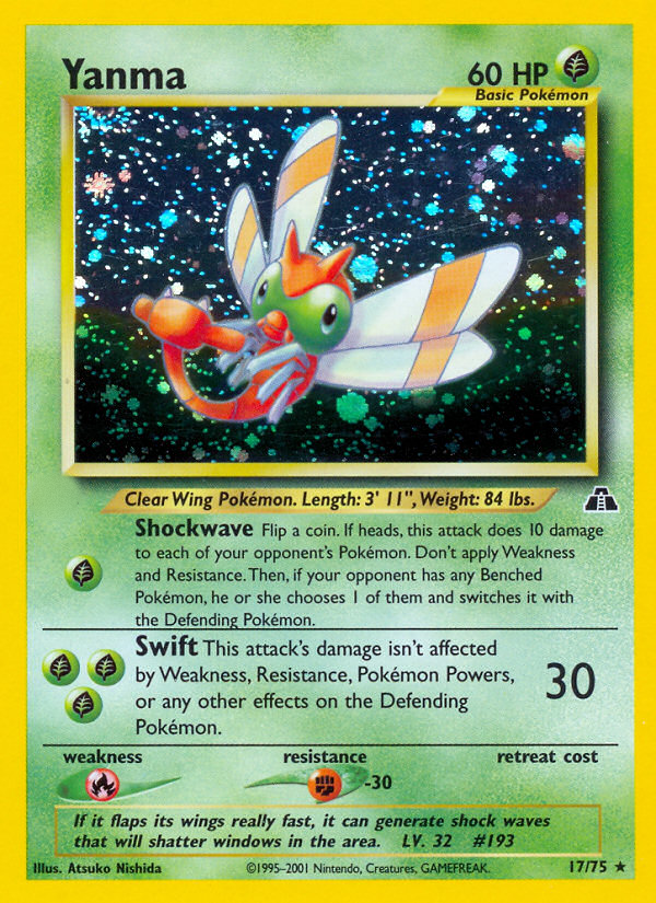 Yanma (17/75)  - Neo Discovery