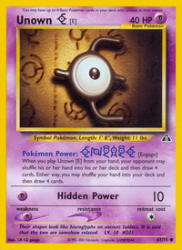 Unown [E] (67/75)  - Neo Discovery Unlimited