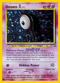 Unown [A] (14/75)  - Neo Discovery