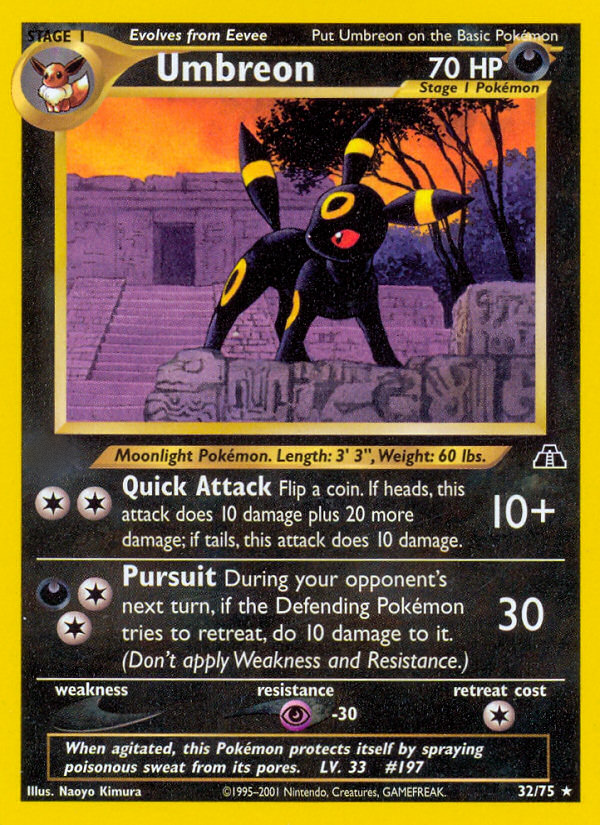 Umbreon (32/75)  - Neo Discovery Unlimited