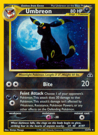 Umbreon (13/75)  - Neo Discovery Unlimited Holofoil