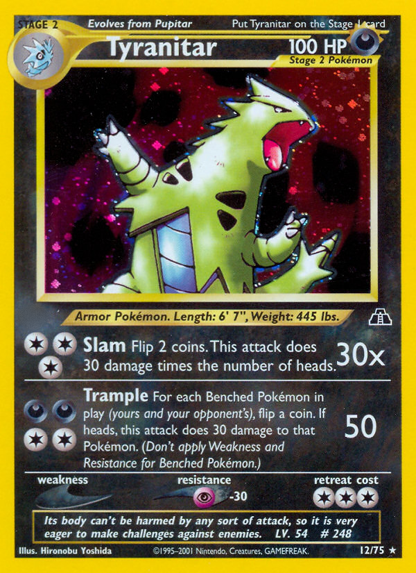 Tyranitar (12/75)  - Neo Discovery