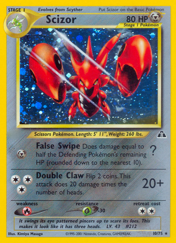 Scizor (10/75)  - Neo Discovery