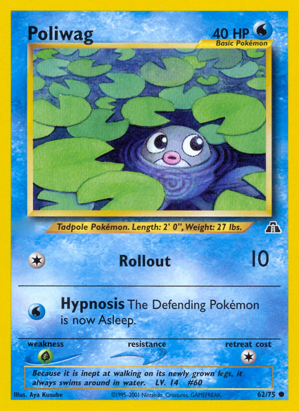 Poliwag (62/75)  - Neo Discovery Unlimited