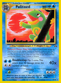 Politoed (27/75)  - Neo Discovery Unlimited