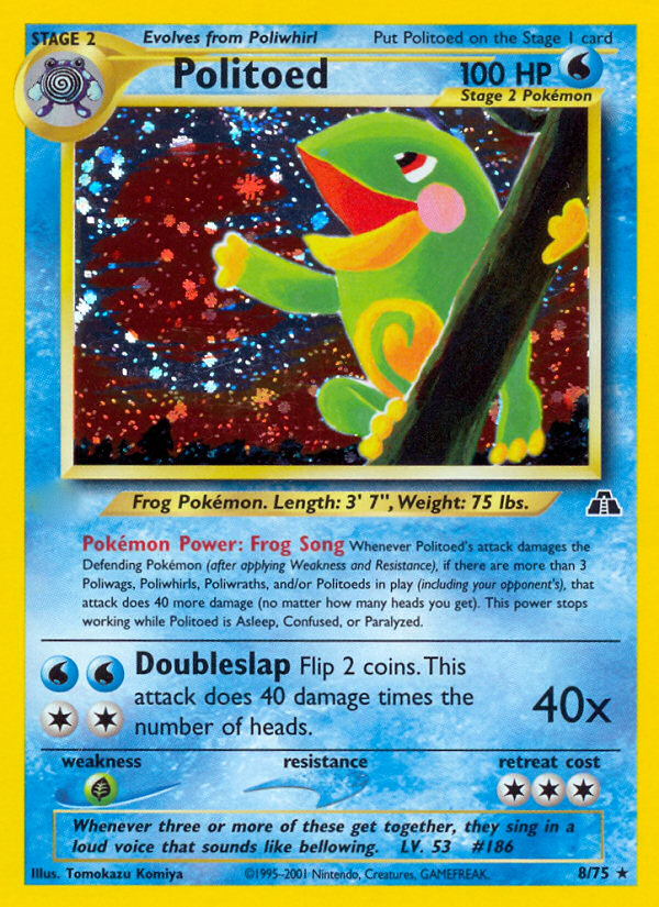 Politoed (8/75)  - Neo Discovery
