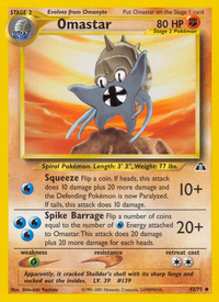 Omastar (43/75)  - Neo Discovery Unlimited