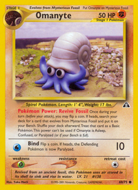 Omanyte (60/75)  - Neo Discovery Unlimited
