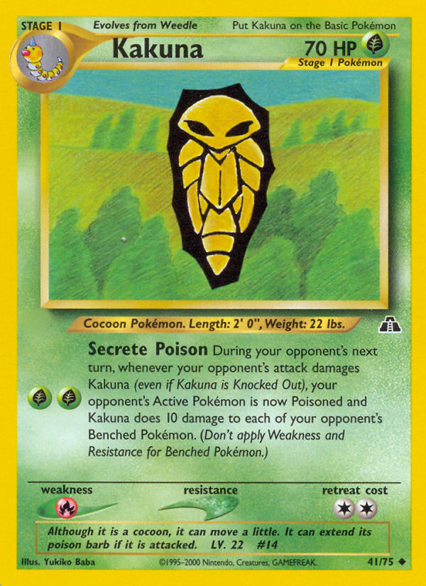 Kakuna (41/75)  - Neo Discovery Unlimited