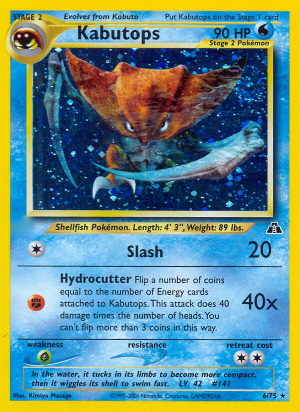 Kabutops (6/75)  - Neo Discovery
