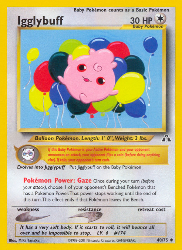 Igglybuff (40/75)  - Neo Discovery Unlimited