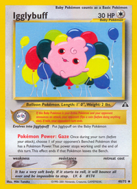 Igglybuff (40/75)  - Neo Discovery Unlimited