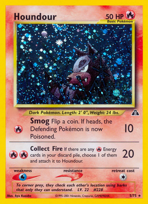 Houndour (5/75)  - Neo Discovery