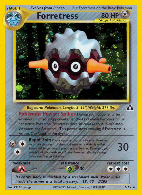 Forretress (2/75)  - Neo Discovery
