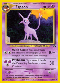 Espeon (20/75)  - Neo Discovery Unlimited