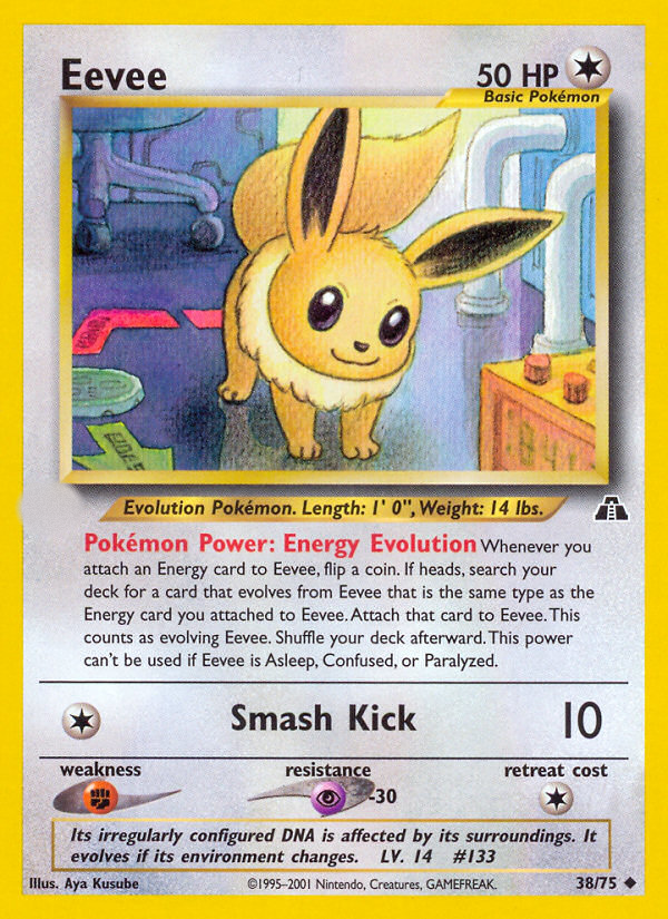 Eevee (38/75)  - Neo Discovery Unlimited