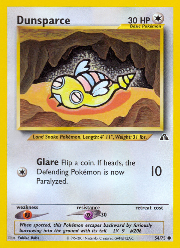Dunsparce (54/75)  - Neo Discovery Unlimited