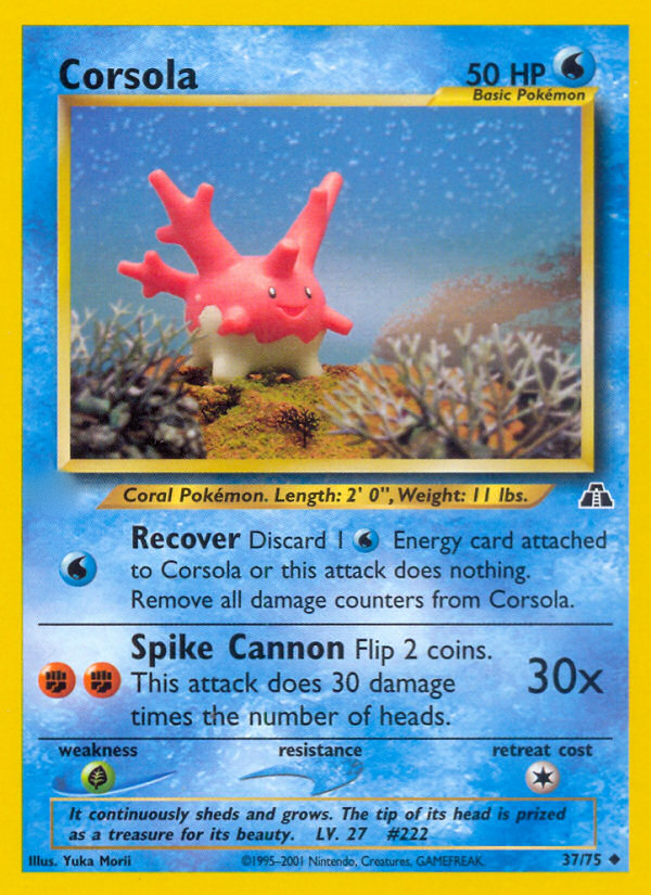 Corsola (37/75)  - Neo Discovery Unlimited