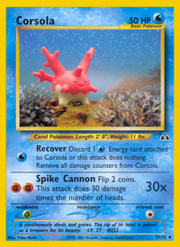 Corsola (37/75)  - Neo Discovery Unlimited