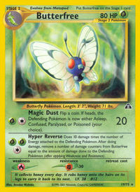 Butterfree (19/75)  - Neo Discovery Unlimited